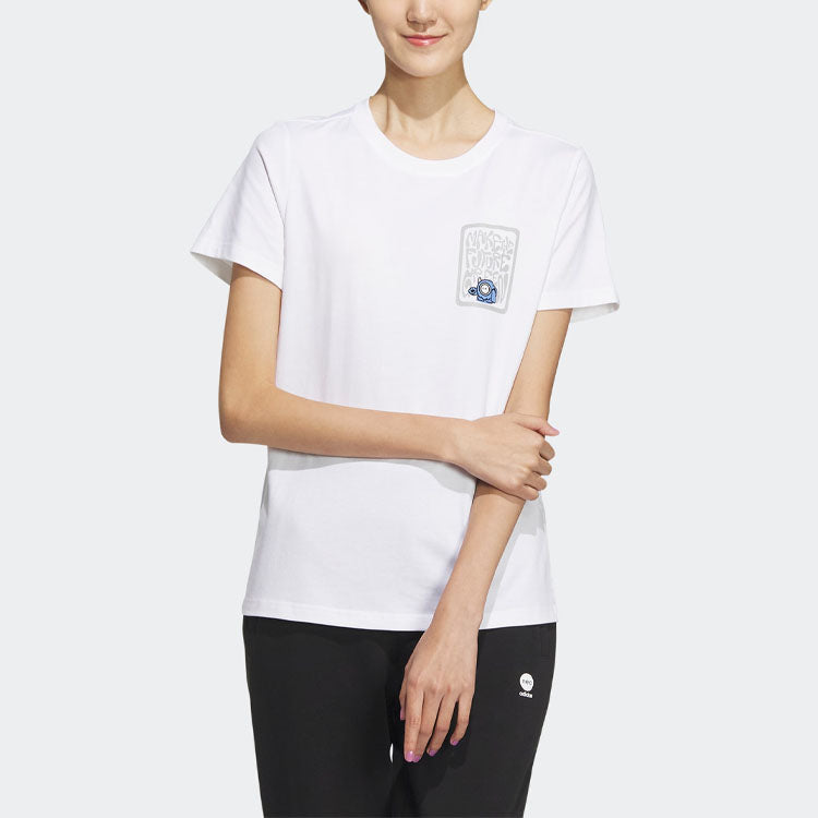 (WMNS) adidas Cesp T-Shirts 'White' IK6027
