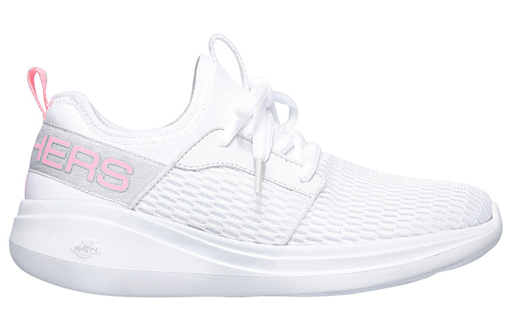 (WMNS) Skechers Go Run Fast Low-Top Pink/White 128012-WTPK