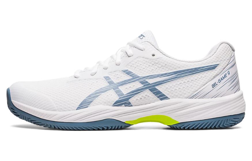 ASICS Gel-Game 9 Clay OC 'White Steel Blue' 1041A358-101