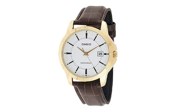 CASIO Couple Quartz Waterproof White Analog MTP-V004GL-7A&LTP-V004GL-7A