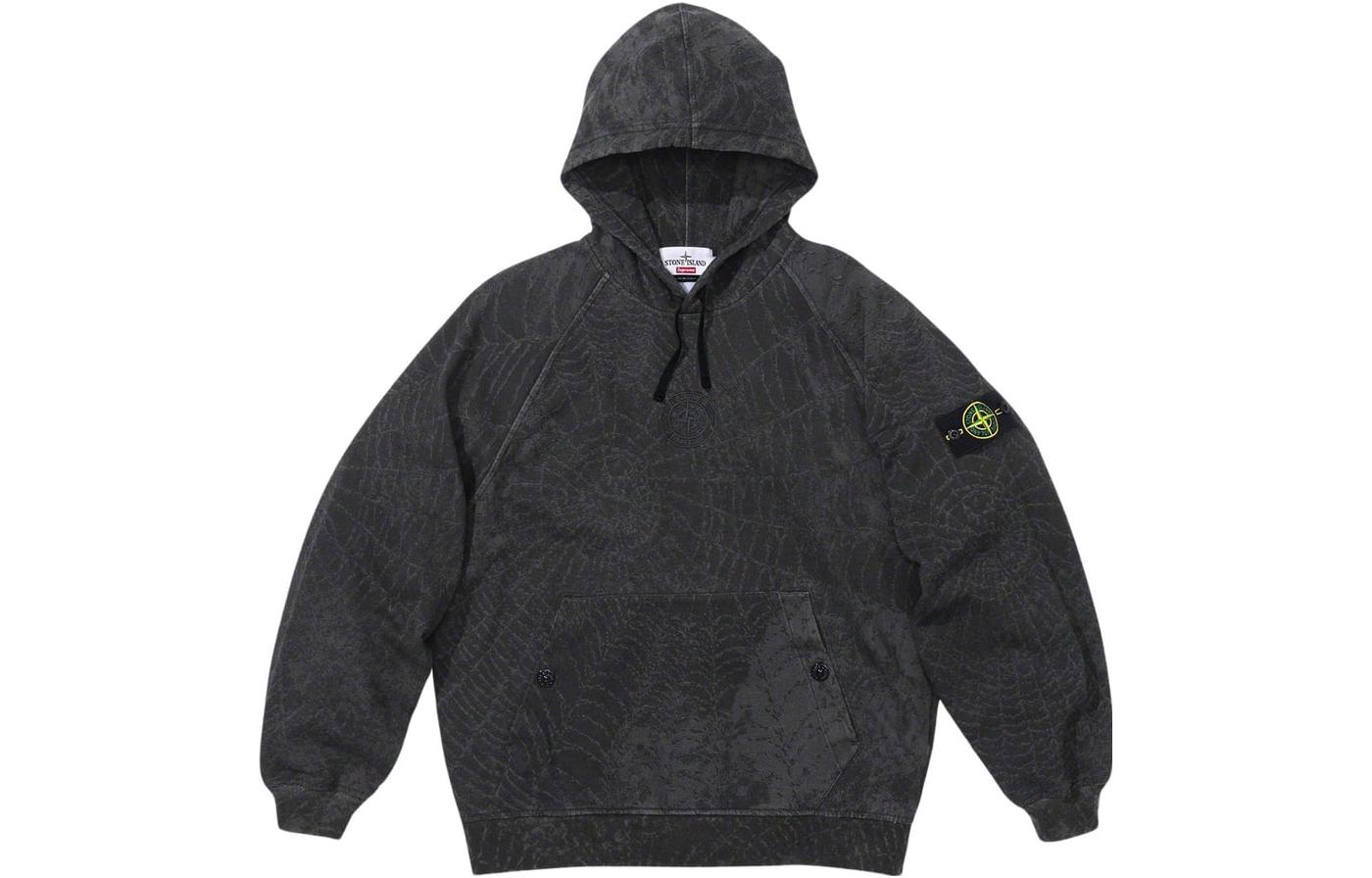 Supreme x STONE ISLAND FW23 Week10 Hoodie 'Black' SUP-FW23-169