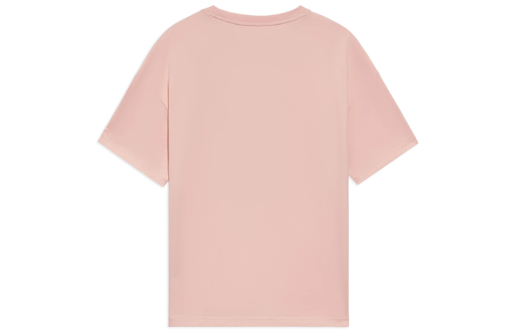 Li-Ning Sports Fashion Series Cartoon Logo Printing Sports Round Neck Short Sleeve Pink T-Shirt AHSS716-3