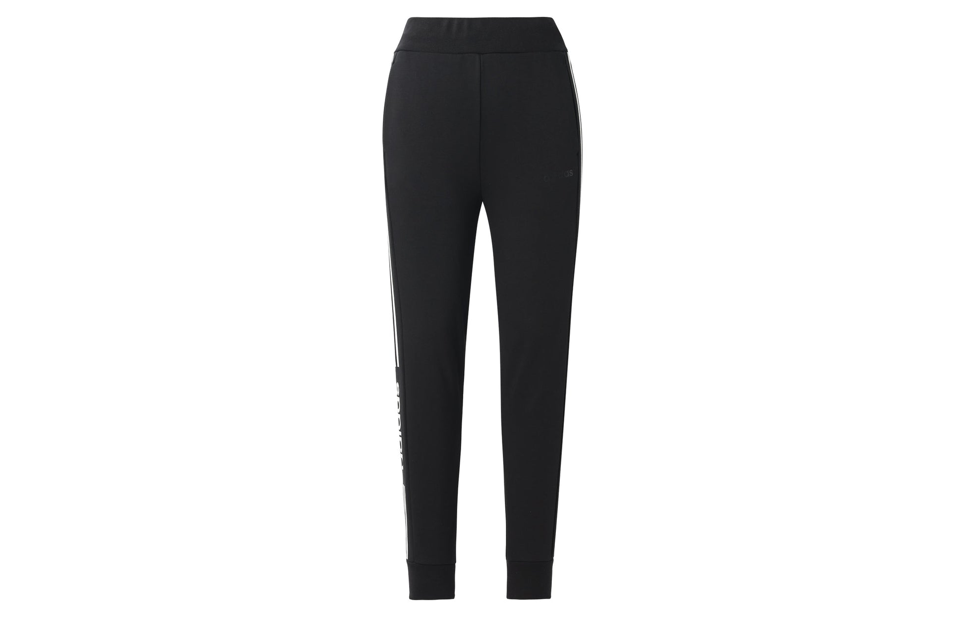 adidas neo Side logo Printing Slim Fit Casual Sports Long Pants Black EI4734