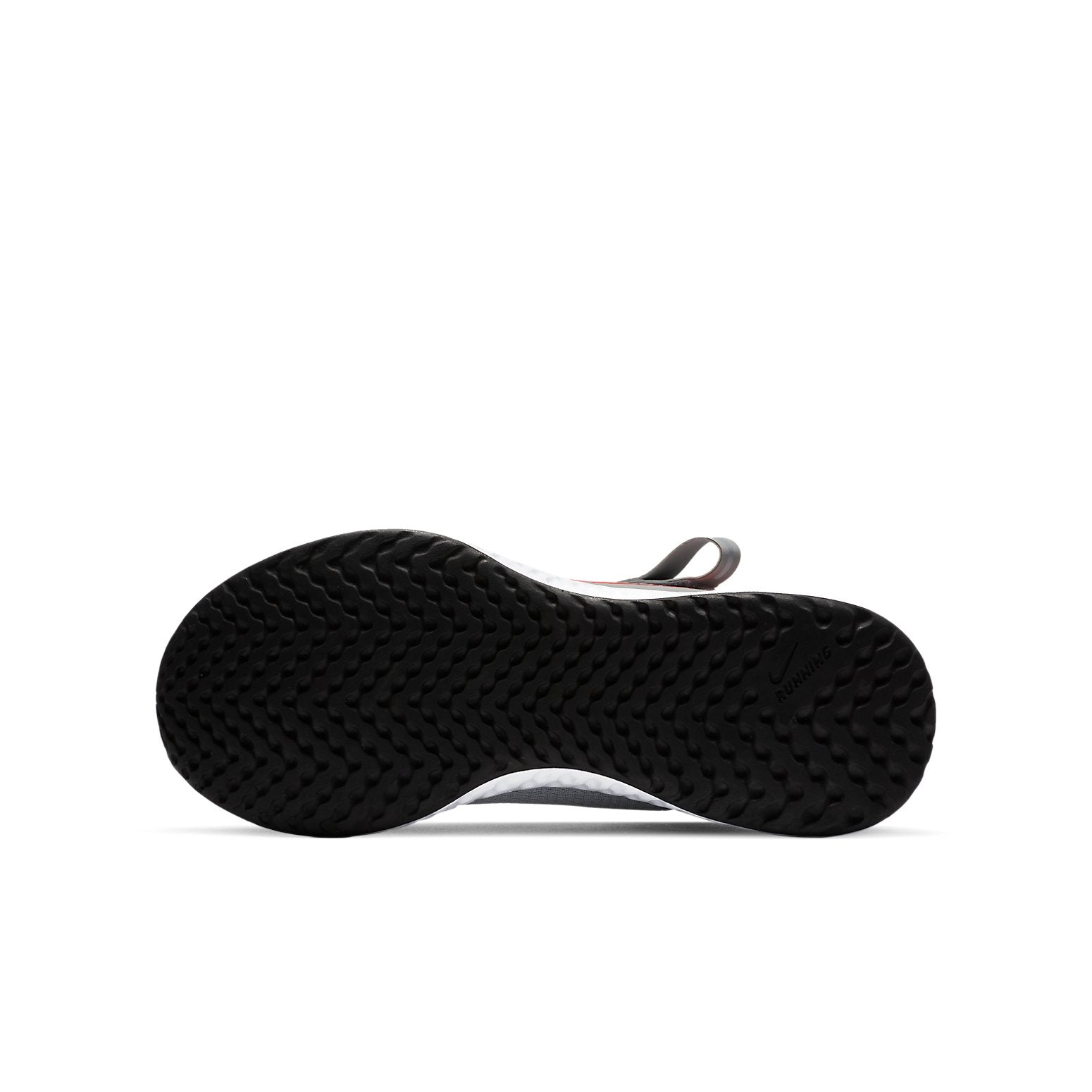 (GS) Nike Revolution 5 FlyEase 'Grey Red' CQ4649-013