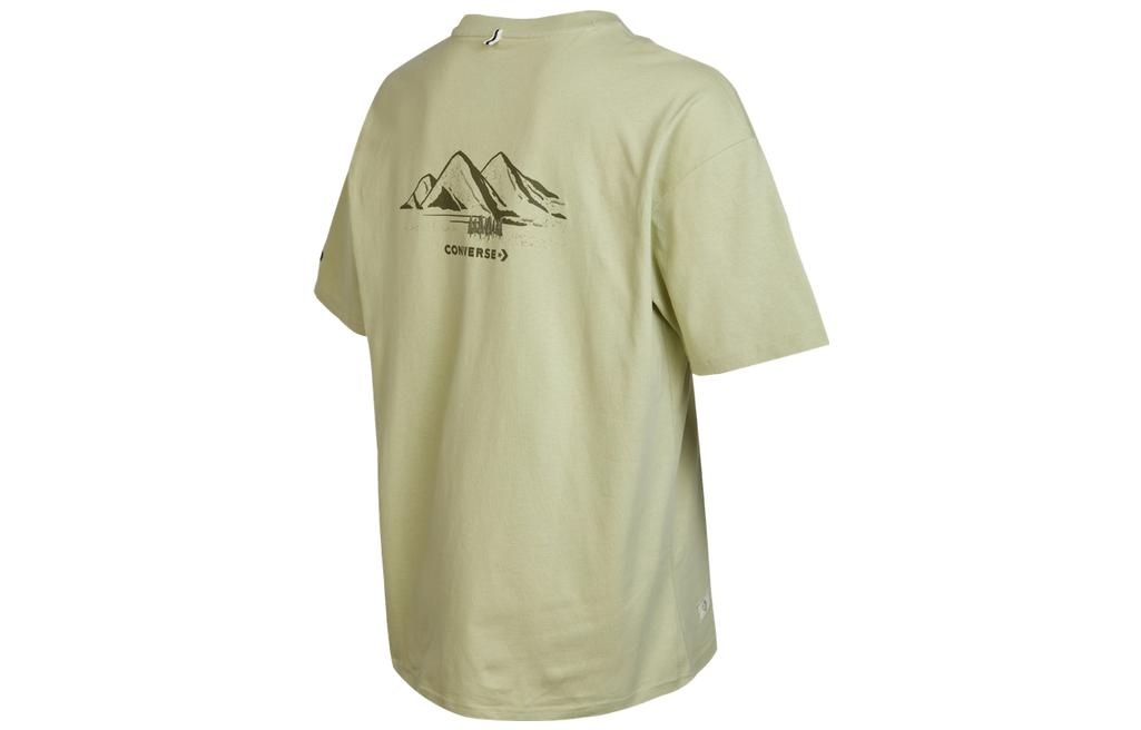 Converse Go Outdoor Oversized Pocket Tee Asia Sizing 'Olive Aura' 10024357-A03