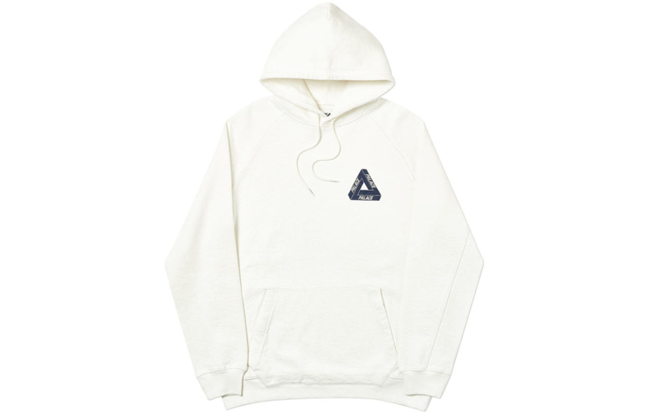 PALACE Slub Hood Ecru Back Printing Unisex White P18FW058