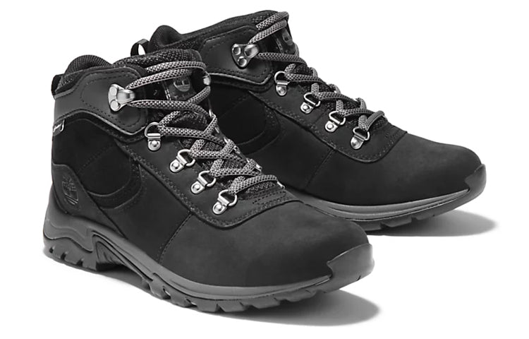 (WMNS) Timberland Mt. Maddsen Waterproof Mid Hiking Boot 'Black Full-Grain' A25N7015