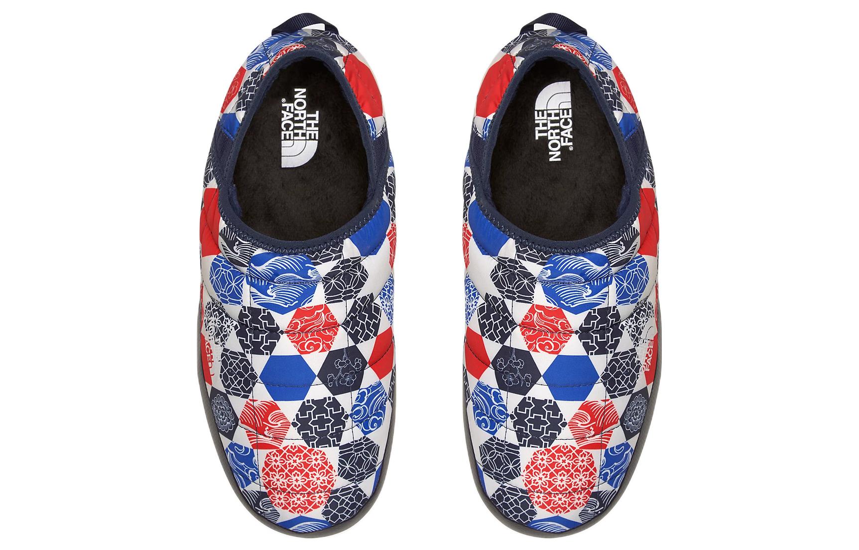 THE NORTH FACE Thermoball Traction Mule V ' Blue IC Geo Print' NF0A3UZN-3Z2