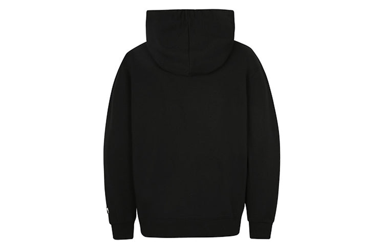 MLB NY hooded Long Sleeves Basic Large LOGO Printing Sports Unisex Black 31HDE2011-50L