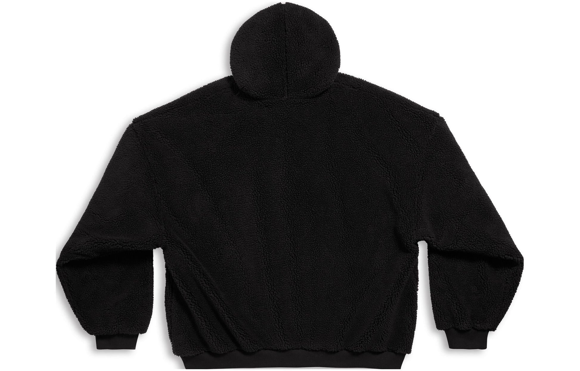 Balenciaga Outerwear Zip-up Hoodie Oversized 'Black' 768694TKQ261000