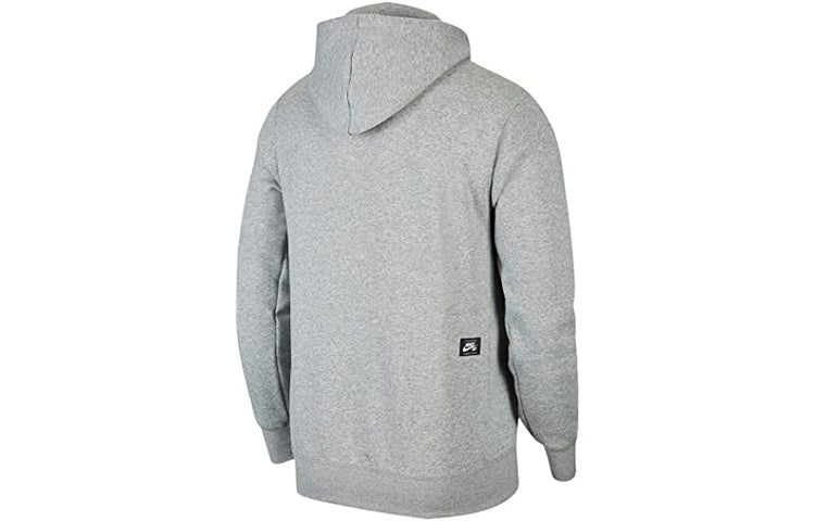 Nike logo Printing hooded Casual Long Sleeves Pullover Gray BV8336-063