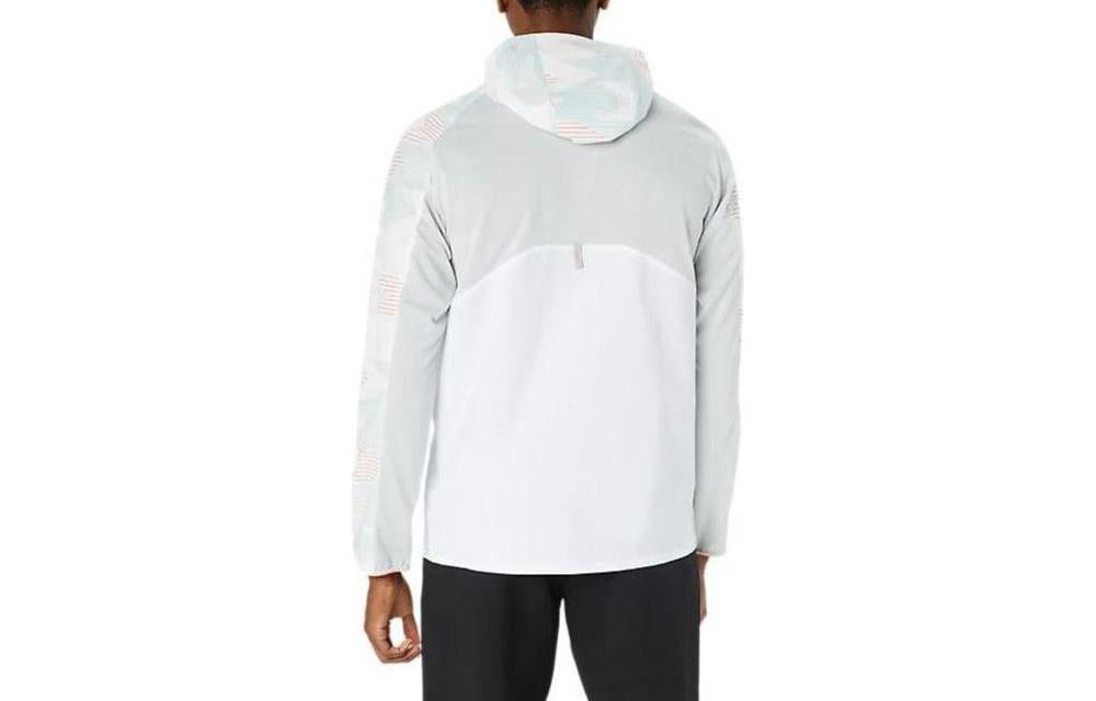 ASICS AIM-TRG Stretch Cloth Graphic Hoodie Asia Sizing 'Brilliant White' 2031E532-100