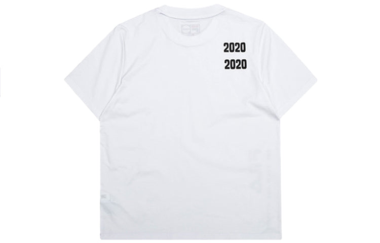 (WMNS) FILA FUSION Logo Short Sleeve White T11W032102F-WT