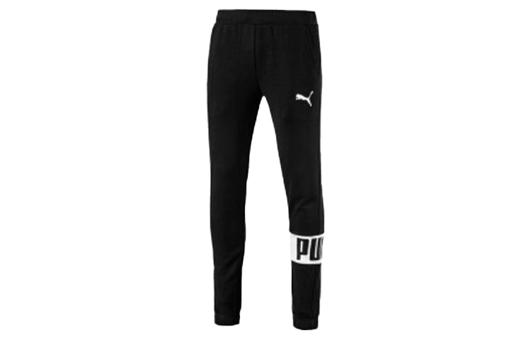 PUMA Rebel Sweatpants 'Black White' 594582-01