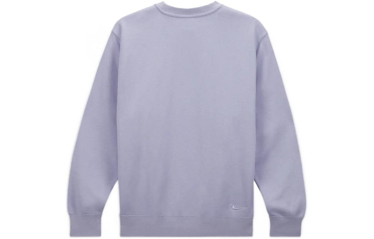 Nike Solid Color Slim Fit Round Neck Long Sleeves Hoodie Men's Purple FB7223-544