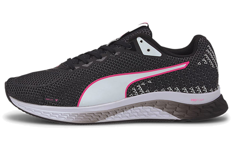 (WMNS) PUMA Speed Sutamina 2 'Black Luminous Pink' 193673-03