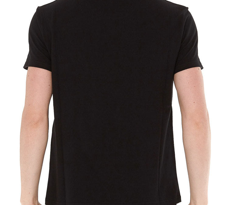 Men's Alexander McQueen Dragon Short Sleeve Black 609582-QOX04-1000