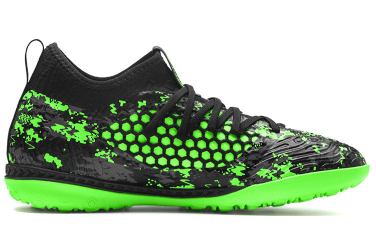 PUMA Future 19.3 Netfit TT M Soccer Shoes Black/Green 105542-03