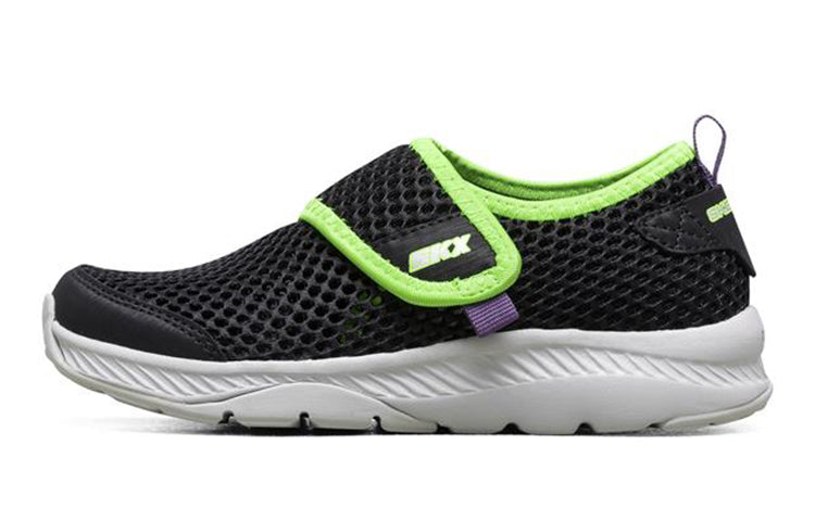 (GS) Skechers Comfy Grip 'Black Green' 660059L-BKLM