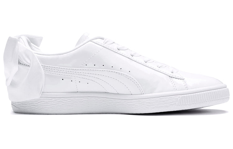 (WMNS) PUMA Basket Bow 'White' 368118-02