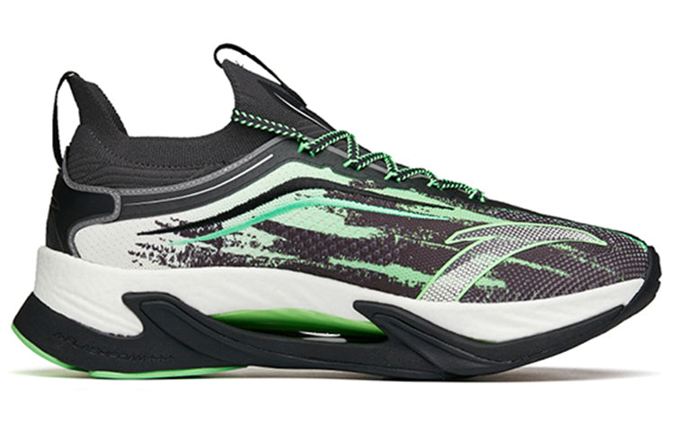 ANTA Keep Moving Pro Running Shoes 'Black Green' 112145596-6