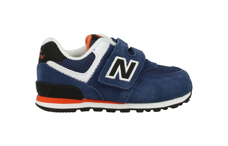 (TD) New Balance 574 'Navy Blue Black Orange' KG574MTI