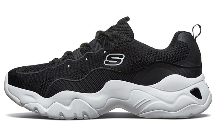 Skechers D'Lites 3.0 Low-Top Running Shoes Black 666102-BLK