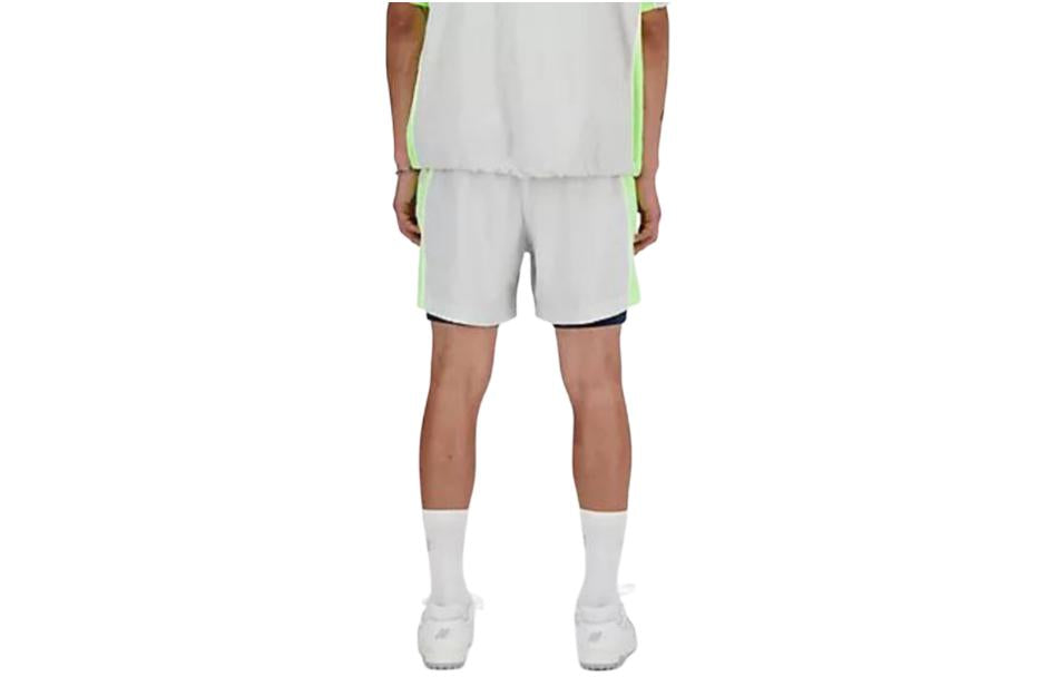 New Balance Hoops On Court 2 in 1 Shorts Asia Sizing 'Grey Matter' MS41586-GYM