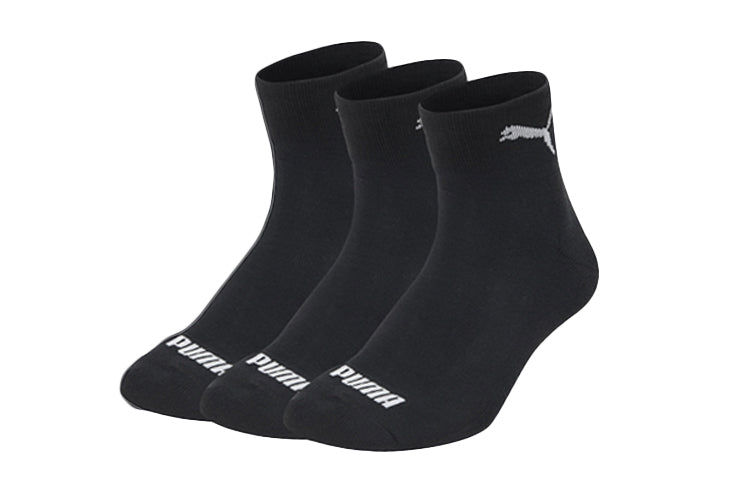 PUMA Fashion Socks 3 Pack 'Black White' 906668-02