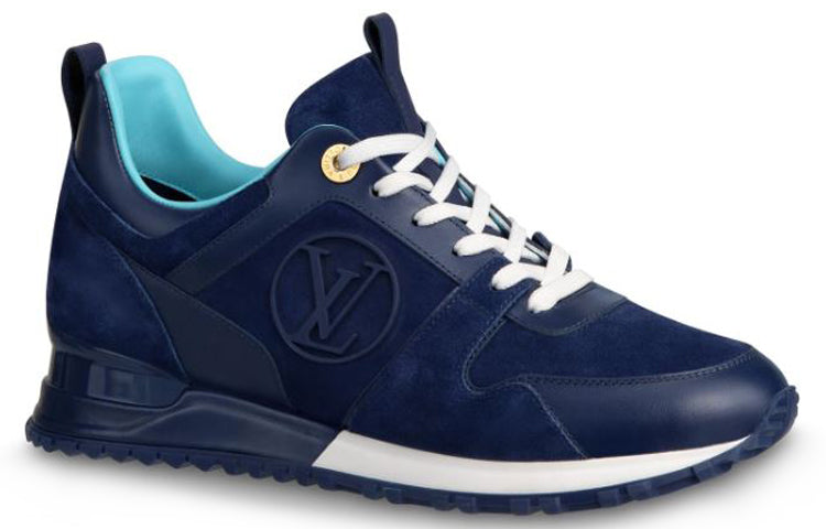 (WMNS) LOUIS VUITTON Run Away Calfskin Sneakers Blue 1A5C2X