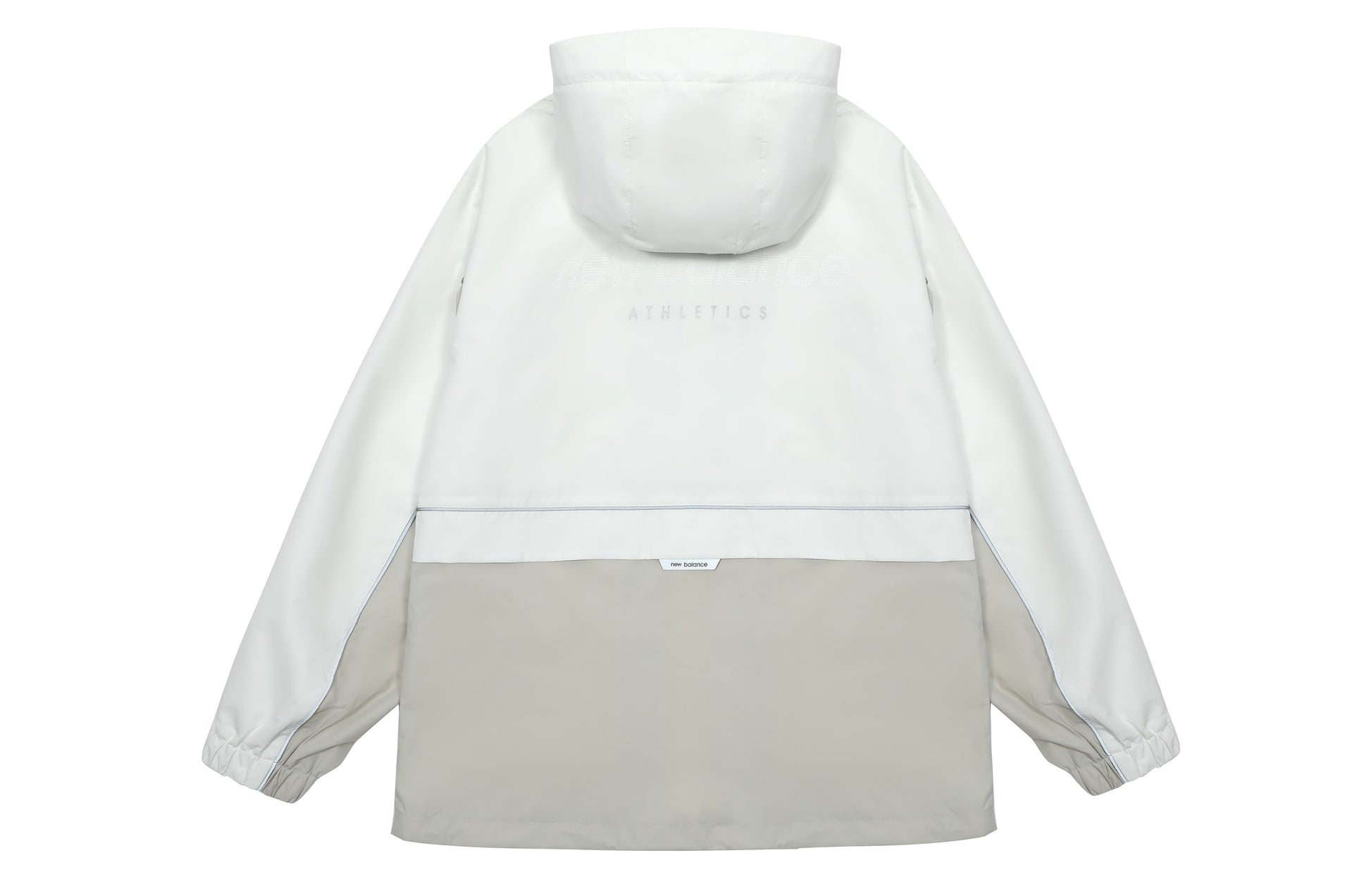 New Balance Windproof Jacket Asia Sizing 'White Grey' 5AC39333-LBE