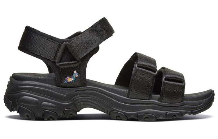 (WMNS) Skechers D'Lites 1.0 'Black' 33200-BBK