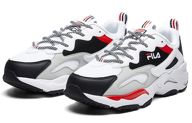 FILA Tracer Low Running Shoes Black/White/Red F12M021111FBW