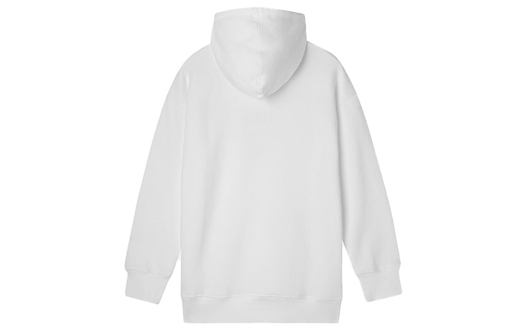 (WMNS) New Balance Classic Core Hoodie Asia Sizing 'White Black' AWT93595-WT