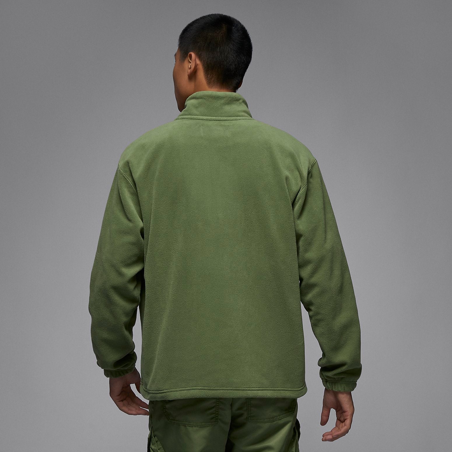 Air Jordan Essentials Winterized Fleece Half-Zip 'Sky J LT Olive' FD7864-340