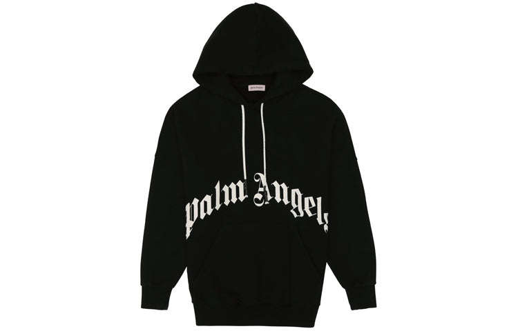 Men's PALM ANGELS Large Logo Skeleton Pattern Black PMBB036E194410141001