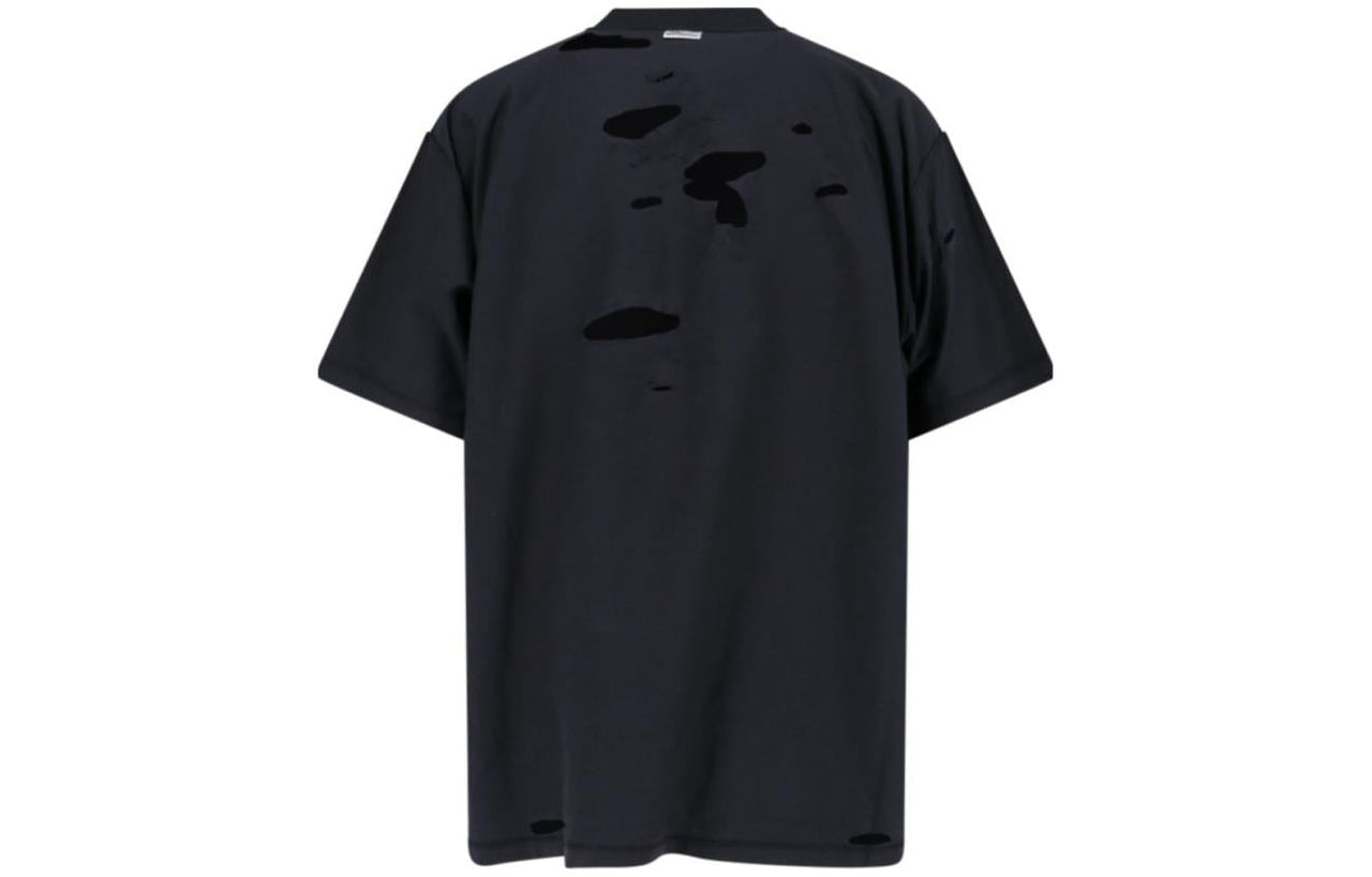 (WMNS) Balenciaga Mirror Balenciaga Inside Out T-shirt 'Black White' 720198TQVP31569