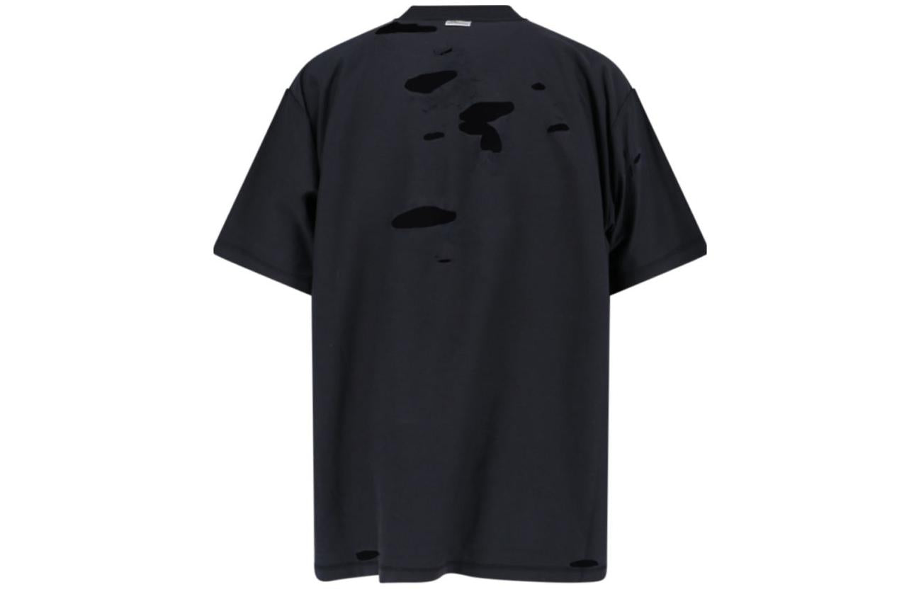 (WMNS) Balenciaga Mirror Balenciaga Inside Out T-shirt 'Black White' 720198TQVP31569