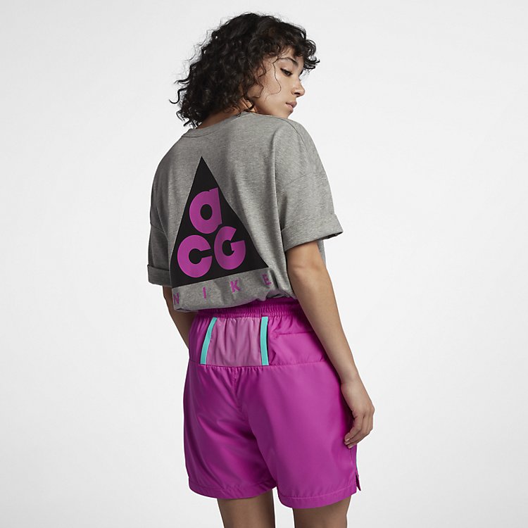 Nike Sportwear ACG Tee 'Dark Grey Black Pink' AO4644-063