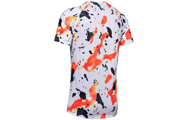 Men's Under Armour Training Casual Sports Short Sleeve White 1355204-871