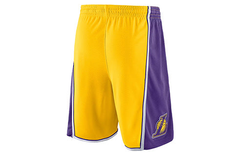 Nike NBA Los Angeles Lakers Association Swingman Shorts Yellow/Blue 866823-728