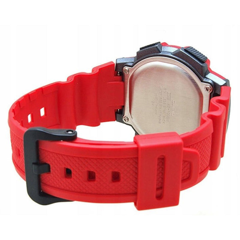 Men's CASIO Sports waterproof Mens Red Digital AE-1000W-4A