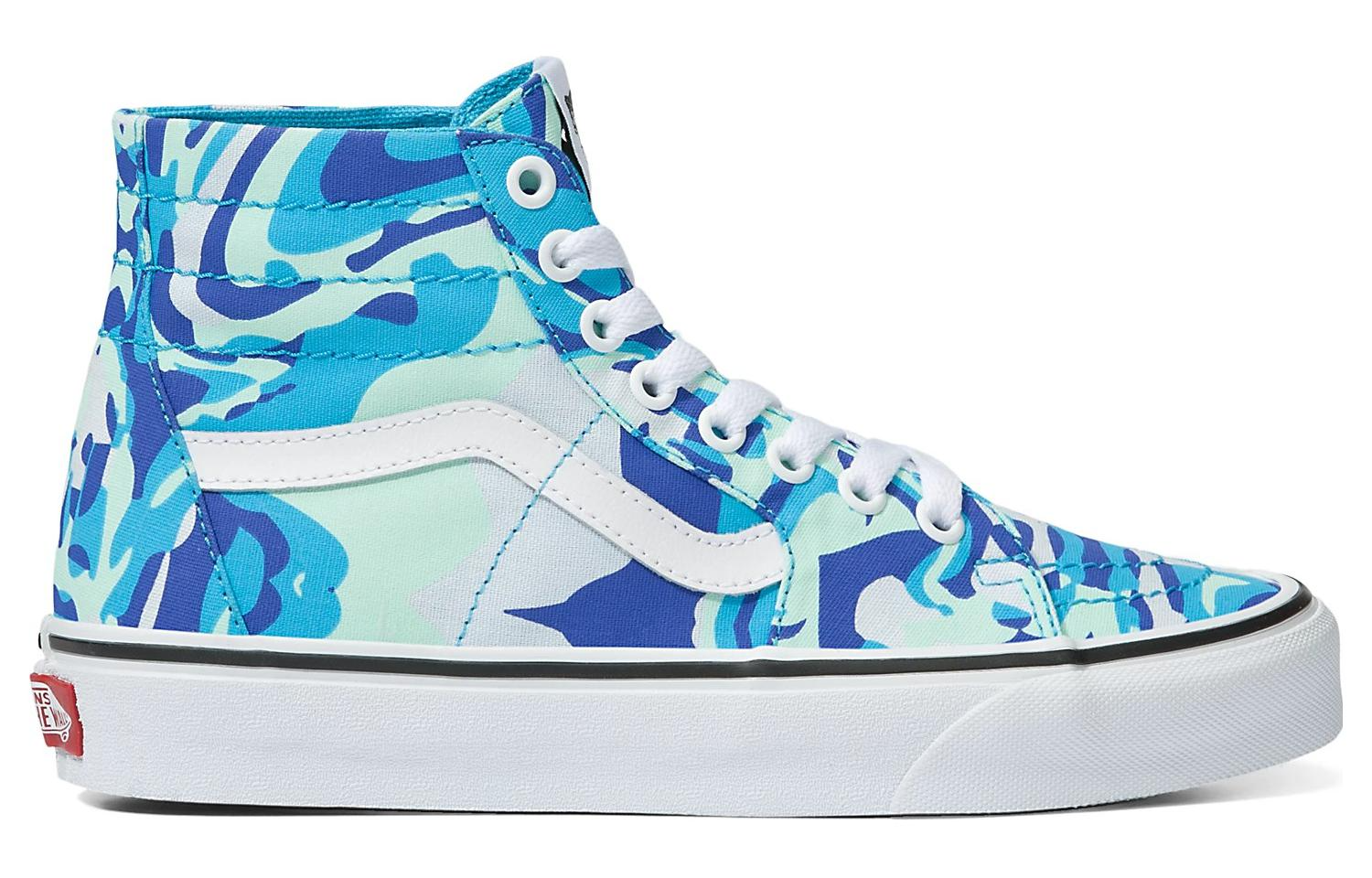 Vans SK8-HI Bright Vibrations 'Blue White' VN0A5KRUBES
