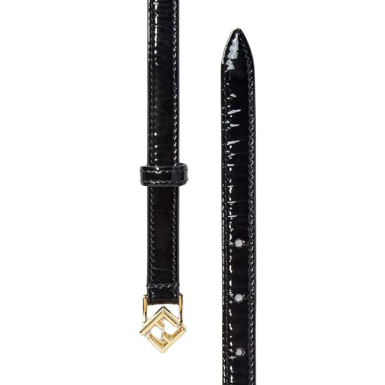 (WMNS) Fendi SS26 FF Diamonds Belt 'Black' 8C0742AW63F0KUR