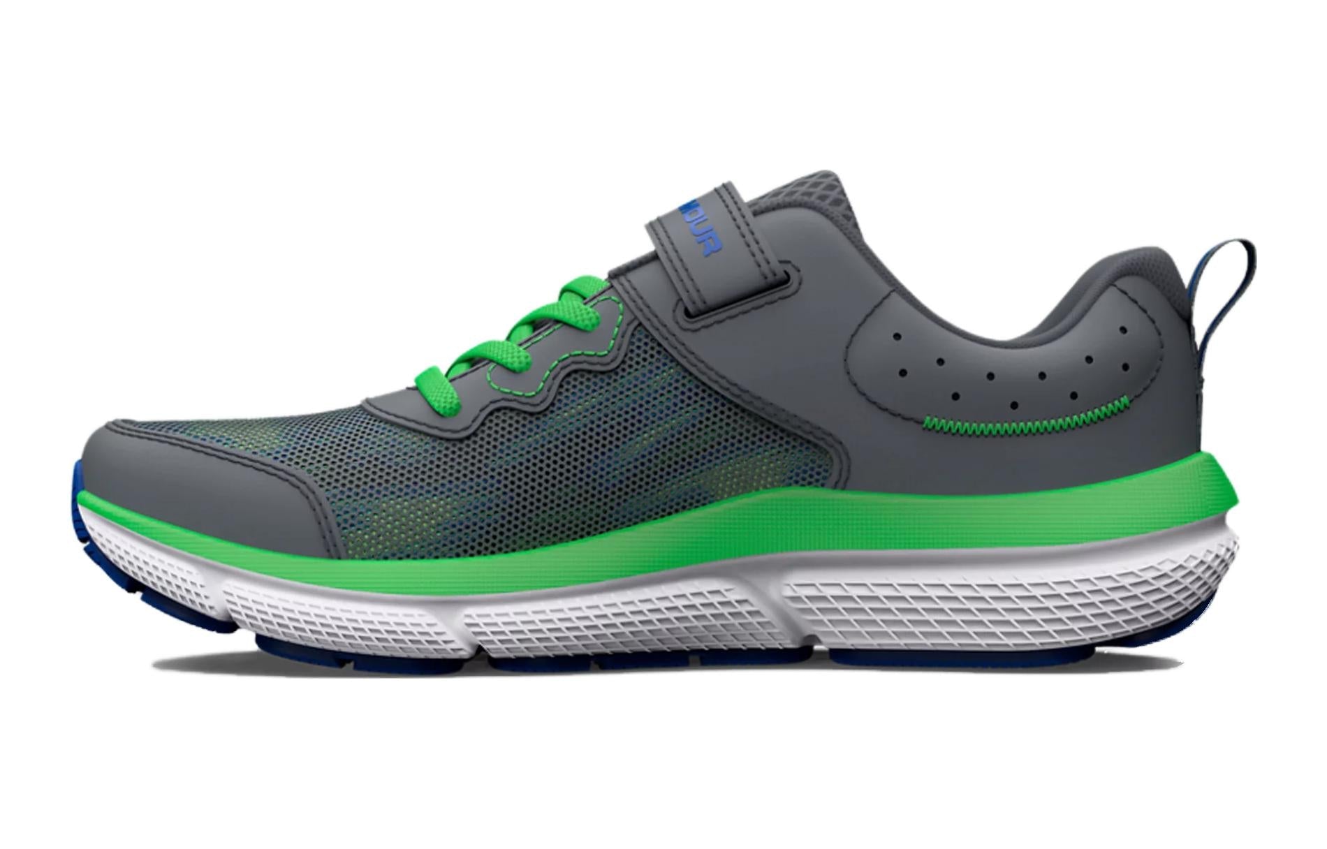 (PS) Under Armour Assert 10 AC Laser 'Pitch Grey Green Screen' 3026787-100