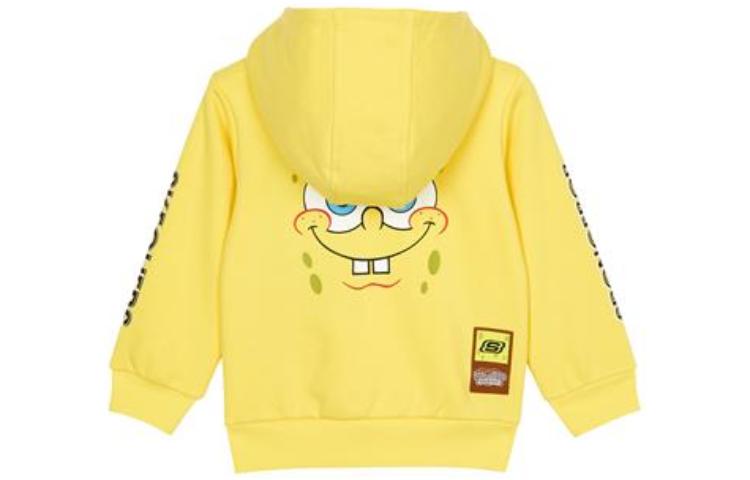(GS) Skechers x SpongeBob SquarePants Graphic Jacket 'Yellow' L122B038