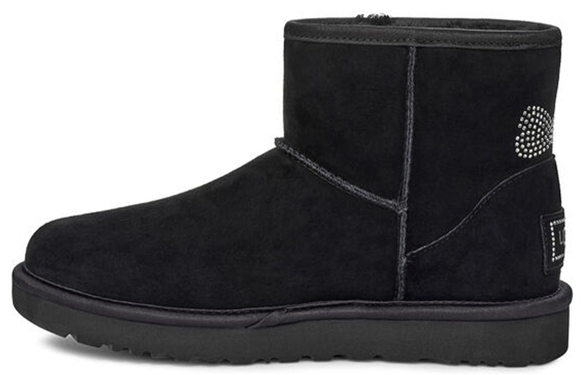 (WMNS) UGG Classic Mini Crystal 'Black' 1111790-BLK