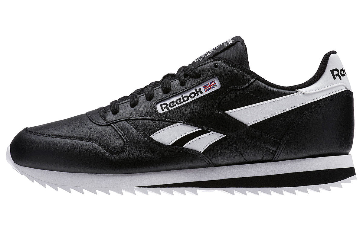 Reebok Classic Leather Ripple Low BP Running Shoes Black BS8298