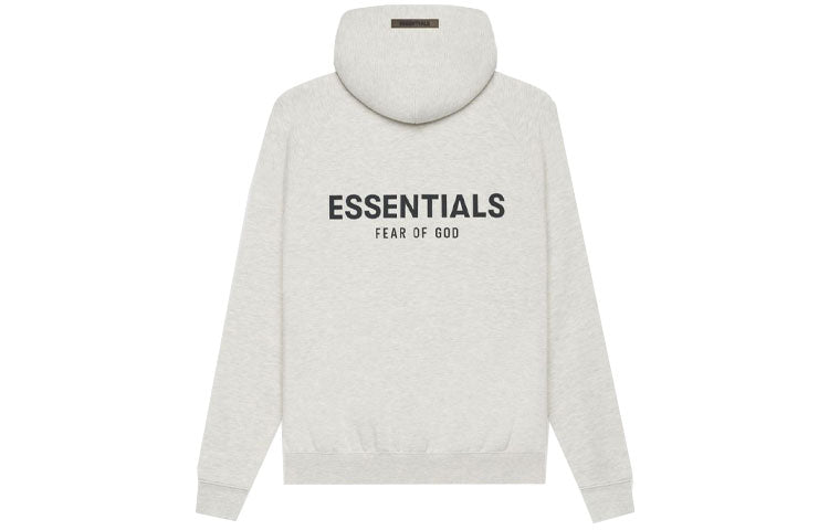 Fear of God Essentials SS21 Pullover Hoodie 'Light Heather Oatmeal' FOG-SS21-593