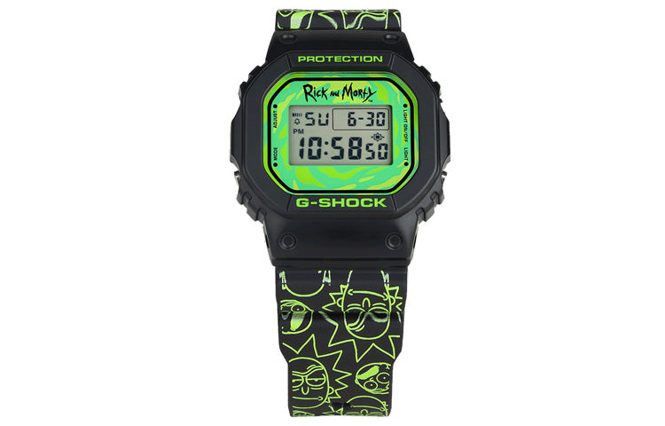 CASIO G-Shock Digital 'Black Green' DW5600RM21-1